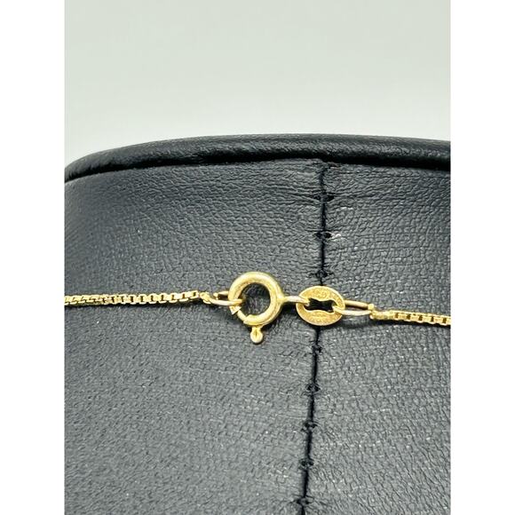 Vintage Marked 925 Italy Gold Vermeil Heart Necklace - Picture 4 of 12